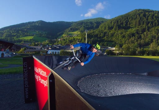 Österreich s größter modularer Pumptrack - eine gute Challenge